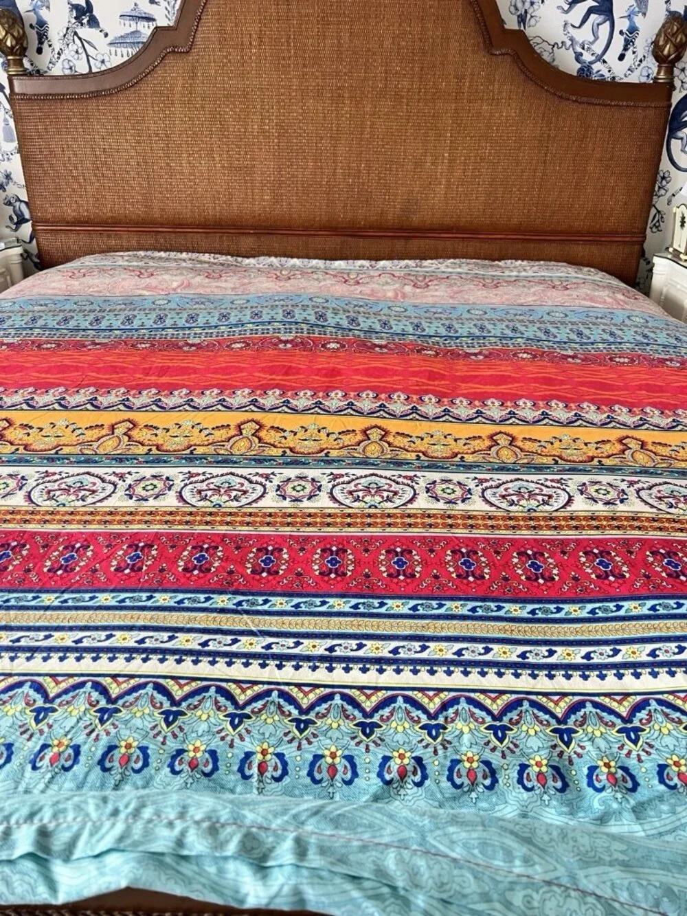 Stripe Bohemian KING QUEEN Duvet Cover 100